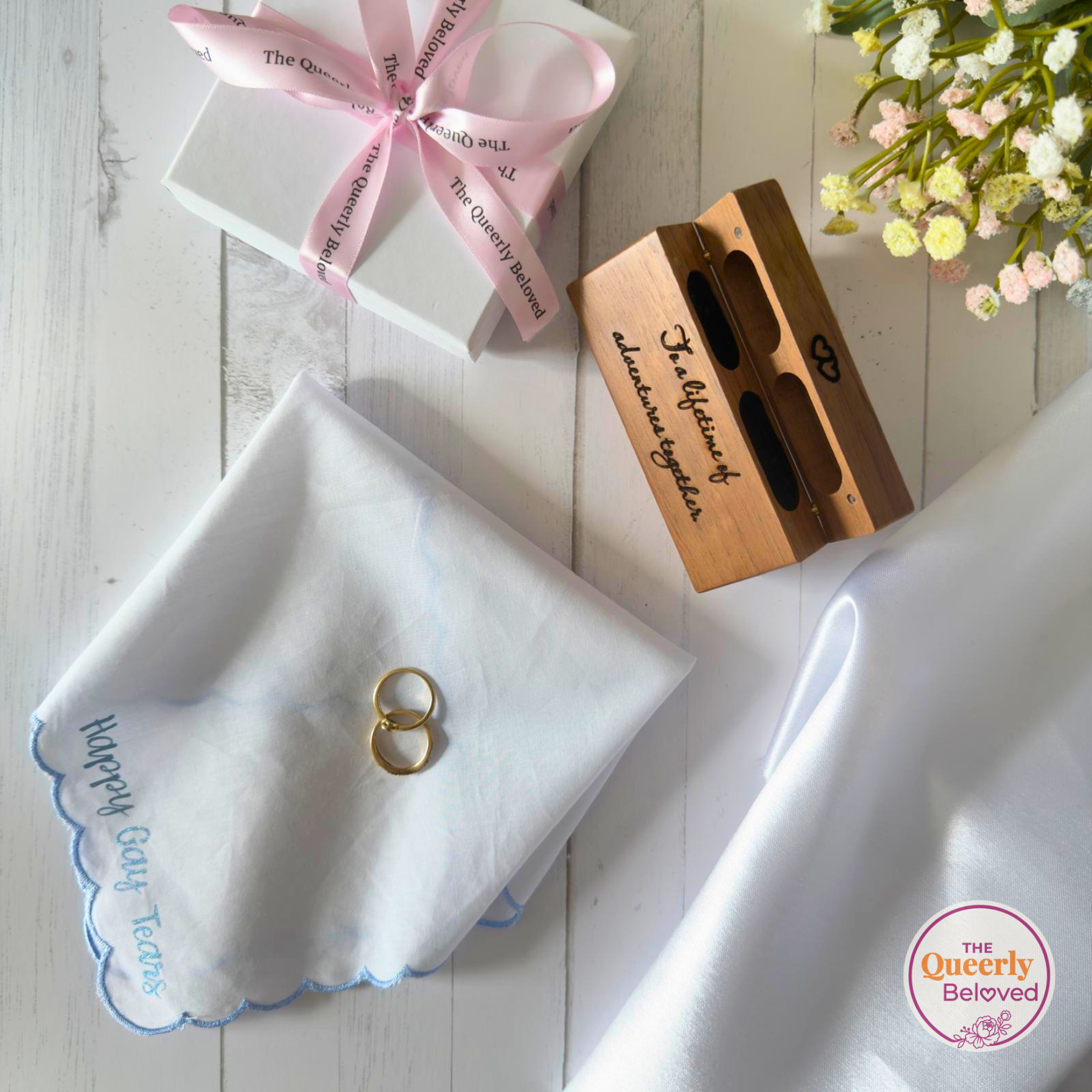 Vow Handkerchief - Happy Gay Tears
