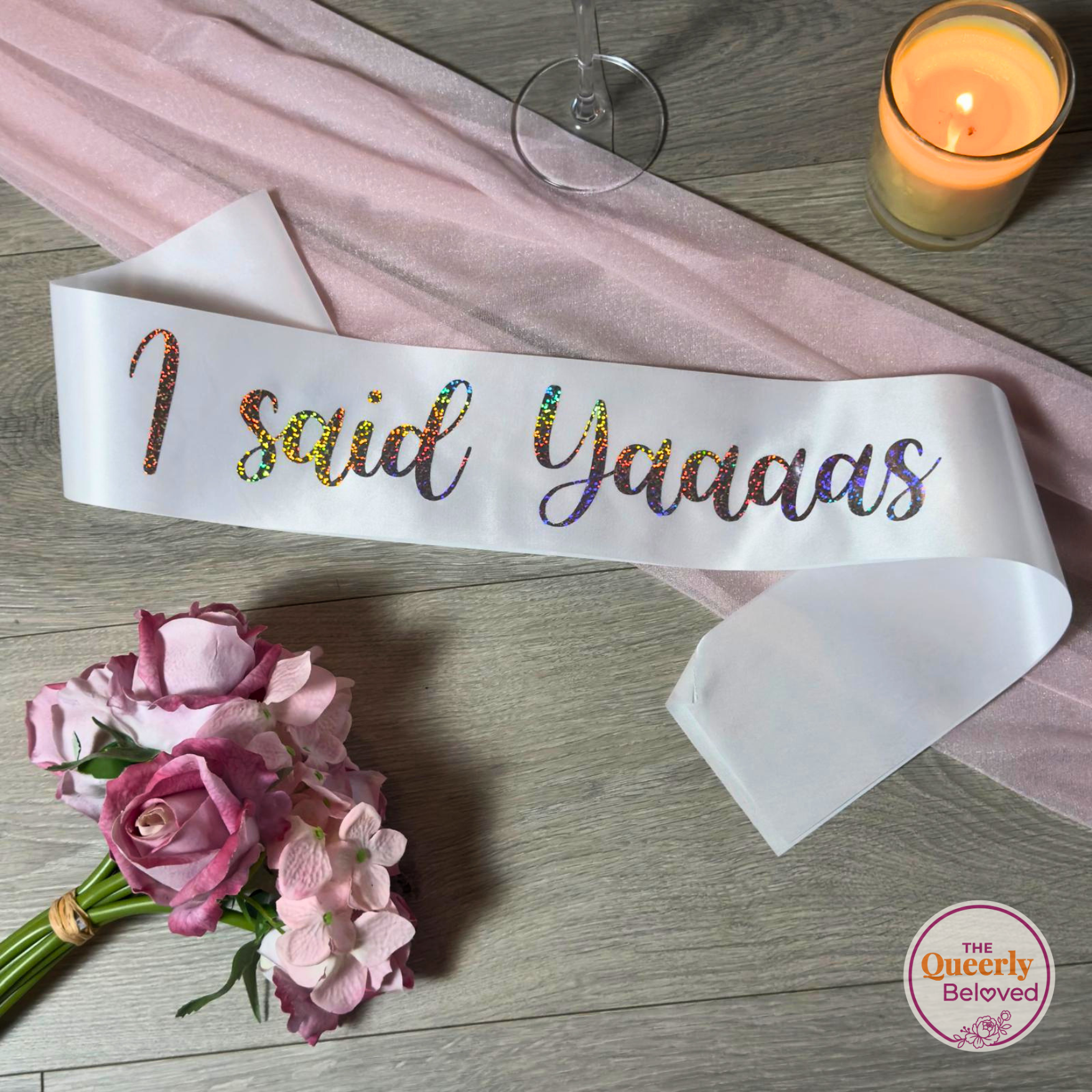 Engagement Sashes